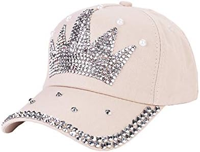 Baseball Cap Fashion Rhinestone Faux Pearl Crown Girl pentru copii