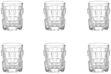 La Rochere 639601 Shot Glass, clar, 2.0 fl oz, Anneau Shot Glass, 2.0 fl oz, 6 bucăți, Set de 6