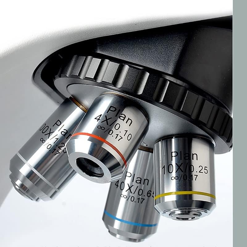 Accesorii microscop argint Microscop biologic 4x 10x 20x 40X 100x Infinity Plan obiectiv obiectiv Thread Lab Consumabile