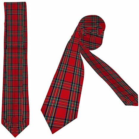 Yekiua carouri barbati Cravata Scottish stil Tartan geometrice vacanță Festival amuzant cravate pentru bărbați formale ocazie