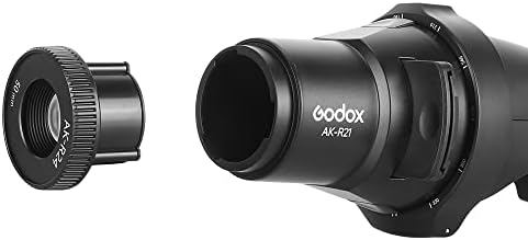 Godox AK-R23 83mm Obiectiv pentru proiectorul AK-R21 Flash Divalizare nasul conului Optic Spotter