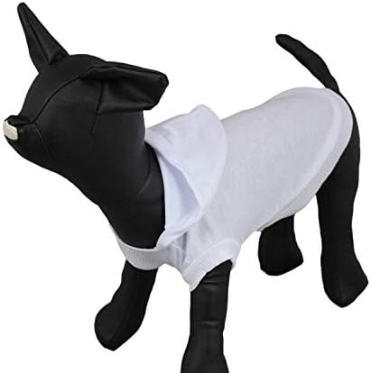 Dennybella îmbrăcăminte pentru animale de companie costume de câine de bază tricouri cu glugă necompletată pentru câine mic
