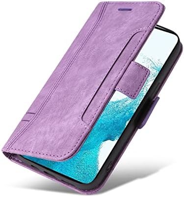 Flip smartphone cazuri compatibil cu Samsung Galaxy S23 Plus Portofel caz Magnetic Flip portofel Premium piele TPU interior