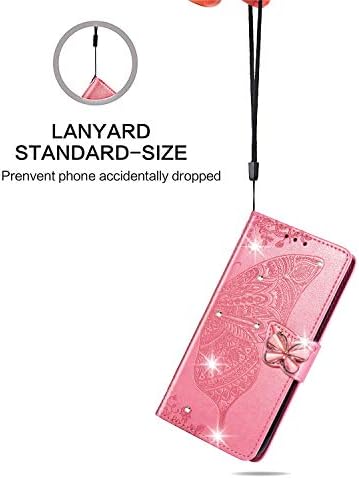 ZYZX Samsung Galaxy A71 3d fluture floare portofel caz, piele Flip telefon Shell w / carduri de Credit Slot antișoc magnetice