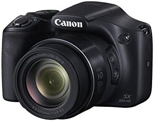 Canon Powershot SX530 HS 16.0 MP CMOS Cameră digitală CMOS cu 50x optic este Zoom, WiFi încorporat, LCD de 3 inci și 1080p Video Full HD
