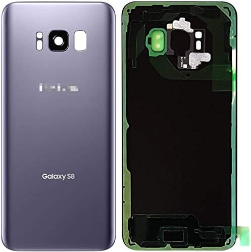 Cell4less înlocuire spate capac de sticlă ușa din spate w / pre-instalat aparat de fotografiat obiectiv / Cadru, adeziv & amp; Removal Tool Samsung Galaxy S8-toate modelele G950 toți transportatorii
