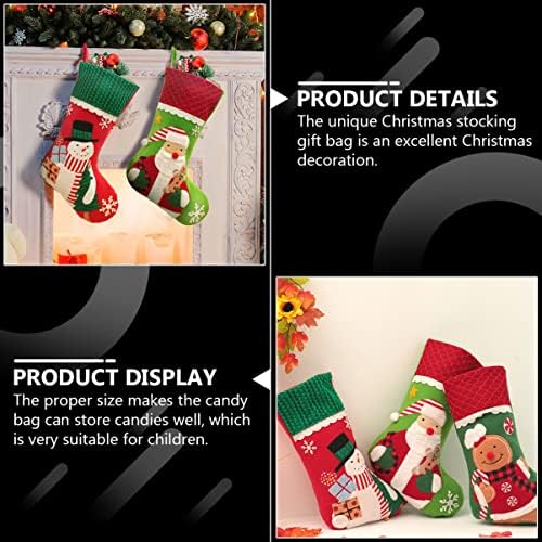 Abaodam bomboane proiectat Ciorapi pandantiv Crăciun ghimbir broderie Consumabile familie Tema ciorap Decor Husă Festive agățat