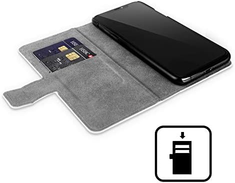 Cap de caz modele licențiat oficial FC Barcelona Black Crest piele Carte portofel caz acoperi compatibil cu Apple iPhone X