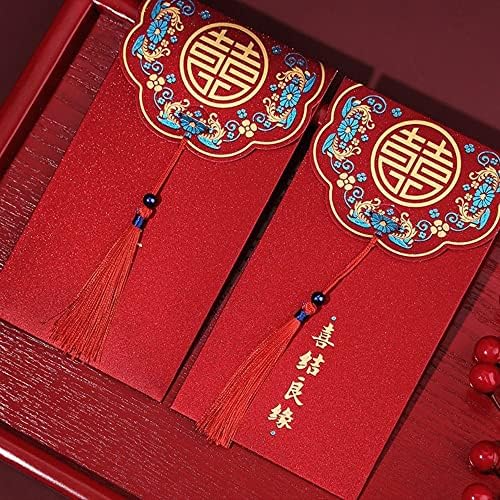 CHDHALTD 10 buc Chineză plic roșu, roșu la modă norocos bani nunta Festivalul de primăvară bani pachete