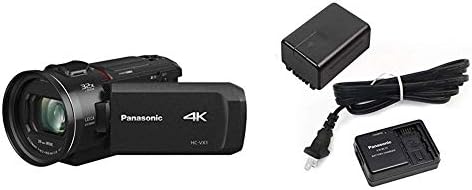 Panasonic HC-VX1 4K videocordă, lentilă 24x Leica Dicomar, trei O.I.S. Stabilizator, captură de camere multiple fără fir cu