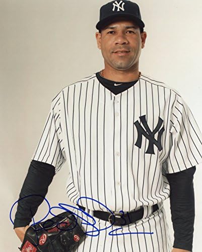 Pedro Feliciano New York Yankees cu mănușă semnată 8x10 Fotografie