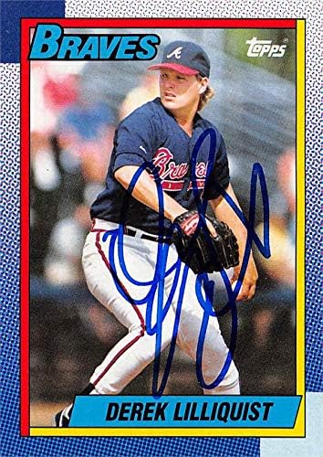 Autograf depozit 621911 Derek Lilliquist Autographed Baseball Card - Atlanta Braves - 1990 Topps No.282