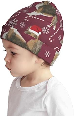Qassryu de Crăciun pentru câini de Crăciun Beanie pentru băieți fete pentru copii copii beanies tricot pălării de iarnă