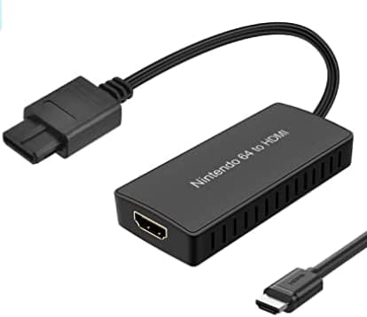 YDMADE N64 HDMI Adaptor N64 HDMI Converter N64 Accesorii compatibile cu N64/GameCube/SNES/SFC Consola N64 la Convertorul HDMI