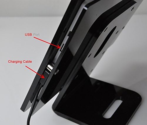 Kit VESA acrilic negru pentru MS Surface 3 pentru afișarea magazinului, afișare de spectacol, chioșc, POS