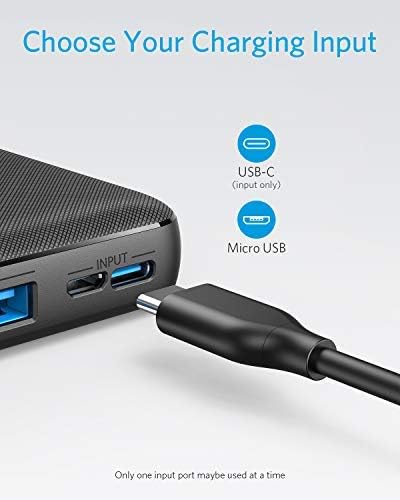 Cablu anker USB C, 310 USB C la cablu USB C, cablu de încărcare USB C și încărcător portabil Anker, 325 Bank Power cu tehnologie