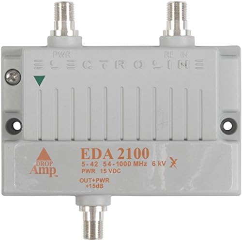 Electrolină EDA2100 Semnal bi-direcțional Booster cu 1 port Modem TV Amplificator HDTV cu revenire pasivă