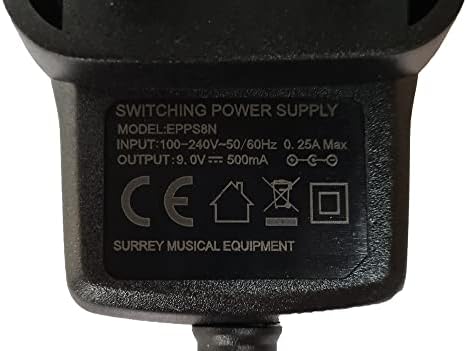 Înlocuirea sursei de energie pentru BOSS OD-20 OD20 Adaptor UK 9V