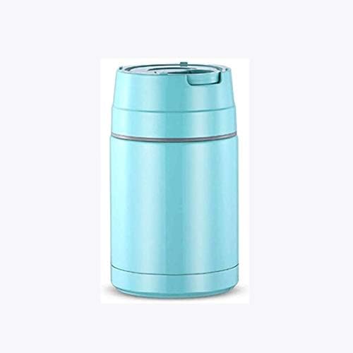 Cutie de prânz izolată din oțel inoxidabil CUJUX-pahar lent în Design albastru, cutie de prânz izolată portabilă din oțel inoxidabil