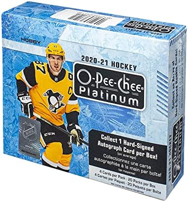 2020-21 Punctul superior O-Pee-Chee Platinum Hockey Hobby 8 Cutie Box