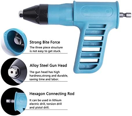 Syksol Guangming - Adaptor de pistol electric, adaptor de burghiu fără fir cu mâner, instrument portabil de piuliță cu piuliță