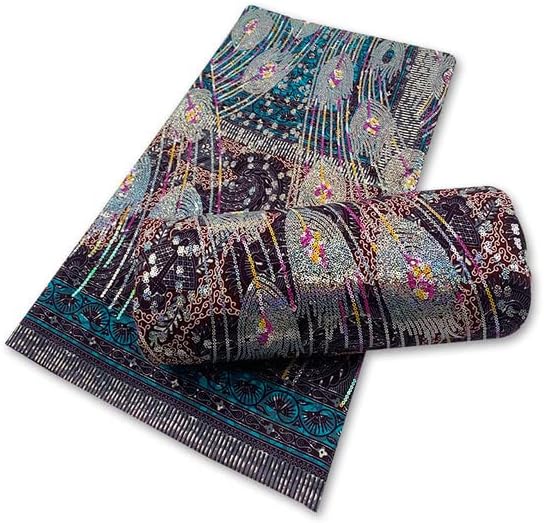 Amibric Style Mesh Wax Sequins Lace Fabric African Wax stofe Lace broderie Ankara Wax Fabric pentru rochie Lace Stofe pentru