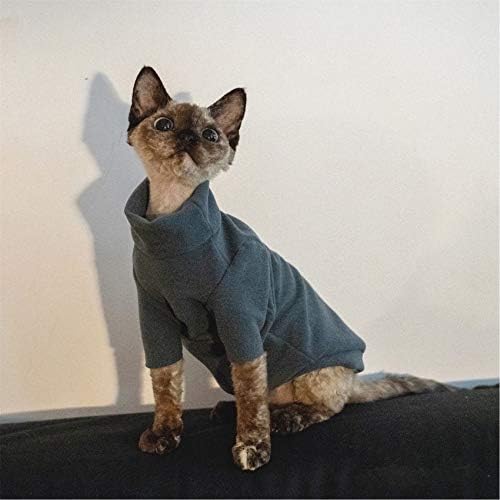 Haine pentru pisici fără păr OCHSTIN, tricou din bumbac, vestă respirabilă de primăvară toamnă Îmbrăcăminte pentru pisici cu