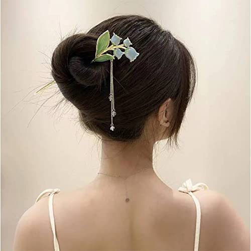 Pinul de păr Stick Fancy Metal Accesorii pentru păr Bellflower părul de păr Femei pentru fete Accesorii de stil