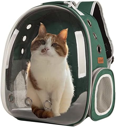Geantă cu bule de rucsac pentru pisici xzking, capsulă spațială transparentă pentru animale de companie rucsac de drumeție,