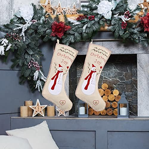 2pc ciorapi de Crăciun Big Xmas Stockings Decoration Santa Snowman Ren Stoching Decorațiuni de Crăciun și accesorii pentru petrecere Penguin pentru mașină