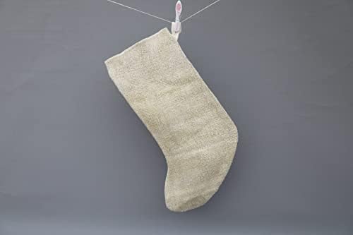 SARIKAYA cadou pernă de Crăciun ciorap, ciorap Bej, șosete de Crăciun din cânepă, ciorap Kilim, ciorap Santa Cruz, ciorap de