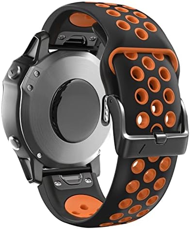Buday Sport Silicon Watchband pentru Garmin Fenix ​​7x 7 6x 6 Pro 5x 5plus S60 935 Rapid Rapid 22 26mm curea la încheietură