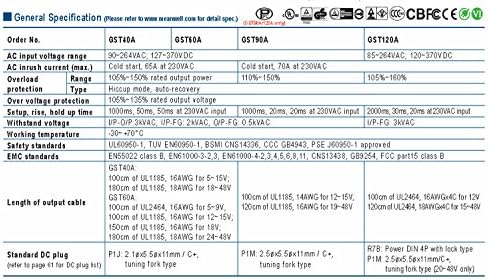 [PowerNex] Media Well GST60A07-P1J 7V 6A AC/DC Adaptor industrial de înaltă fiabilitate înaltă