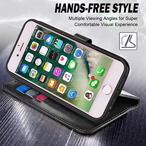 Husă kuxnguyi pentru iPhone 6 Plus / 6s Plus, husă pentru telefon portofel din piele PU cu suport pentru Card capac de protecție