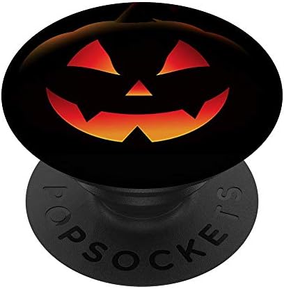 Pumpkin înfricoșător față de Halloween Popsockets Popgrip: Grip swapable pentru telefoane și tablete