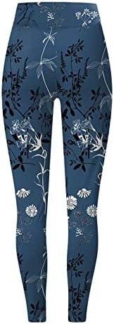 Wybaxz 2022 Pantaloni lungi pentru femei Pantaloni de Ziua Îndrăgostiților, tipărit cu talie înaltă, pantaloni de yoga skinny