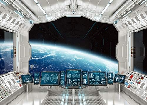 LYWYGG 7x5ft nava spatiala interior fundal futurist science Fiction fotografie Fundaluri Stația Spațială cabina navei spațiale