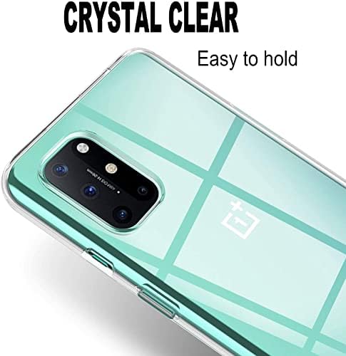 E ' QITAYO Crystal Clear conceput pentru Husa carcasei OnePlus 8T, husa Din spate cu grosimea de 1,2 mm, husa flexibila din