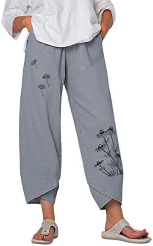 Pantaloni cu picioare largi pentru felwors pentru femei, lenjerie decupată în formă de bumbac, pants de bumbac, pantaloni casual