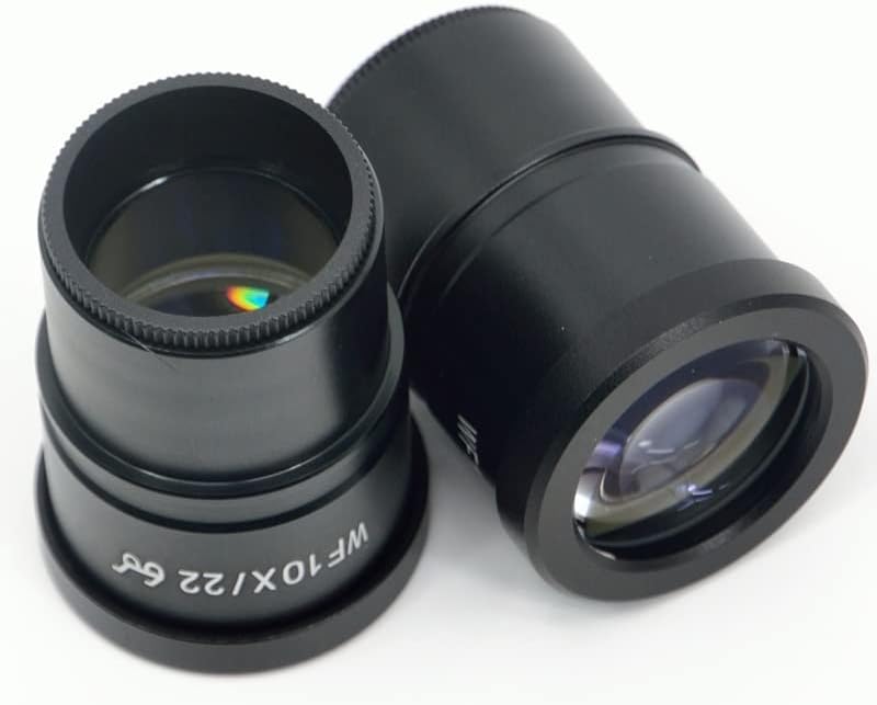 Accesorii microscop 2buc / lot WF10X / 22 Super Widefield 10x microscop ocular 22mm câmp lățime cu reticul cruce 30mm consumabile de laborator