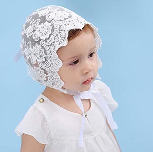 Copiii mici copii mici, respirabil Lacy Lacy Bonnet Eyelet Cotton Bumbac, reglabil protecție solară de protecție solară