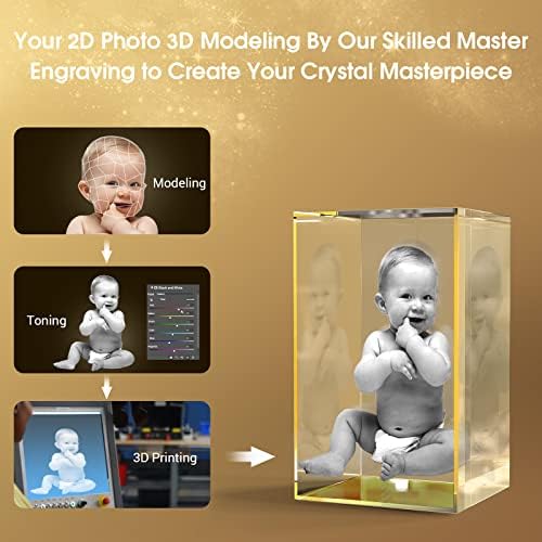 C&B 3d Crystal Photo Cadouri personalizate cu propria imagine Cadouri personalizate pentru ziua de naștere pentru ziua de naștere