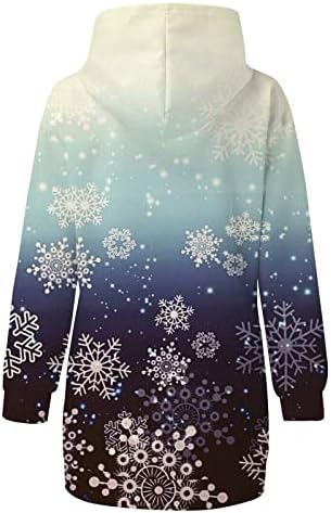 Rochii de Crăciun pentru femei 2022 V gât fulgi de zăpadă o rochie de linie plus dimensiune talie înaltă rochie maximă maxi