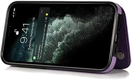 Asuwish compatibil cu iPhone 12 Pro Max caz 6.7 sticlă călită Ecran Protector Card titularul portofel acoperi Flip piele telefon