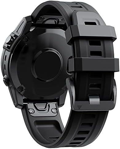 Eeomoik 22 26mm curele de bandă de silicon pentru Garmin Fenix ​​6x 6 Pro 7x 7 5 5x 3 3HR 945 Smartwatch Brățară Rapidare rapidă