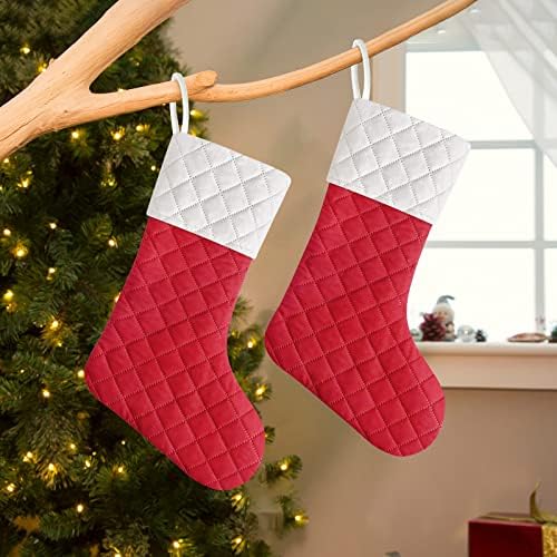 Senneny 2 pachet ciorapi de Crăciun, ciorapi mari personalizați de Crăciun, decorațiuni de Crăciun pentru a petrece familii de Crăciun petrecere de vacanță