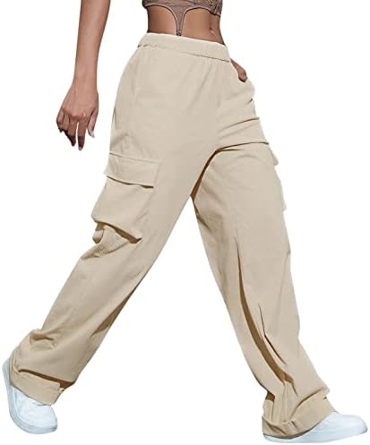 Pantaloni pentru femei Keusn Pantaloni de marfă la modă Y2K RISE RISE PARACHUTE PARACHUTE PISTEME FEMEILE LUMINE BAGGY JOGGER