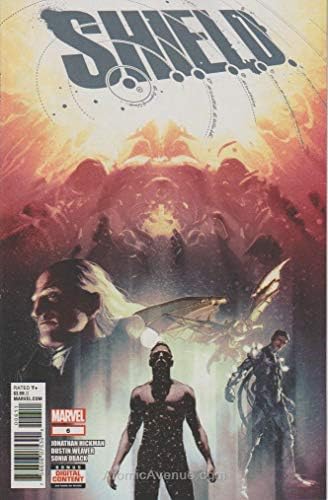 S. H. I. E. L. D. 6 VF / NM ; carte de benzi desenate Marvel / Jonathan Hickman SHIELD