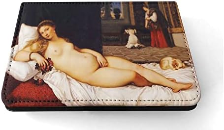 Caravaggio - Venus of Urbino Art Paint Paint Flip Tablet Husa pentru Apple iPad Air / iPad Air