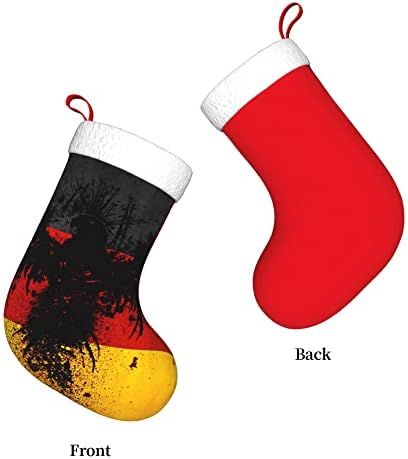 Qg zzx ciorapi de Crăciun cu albă super moale de pluș cu pluș german steagul german vultur de Crăciun ciorapi de Crăciun pentru